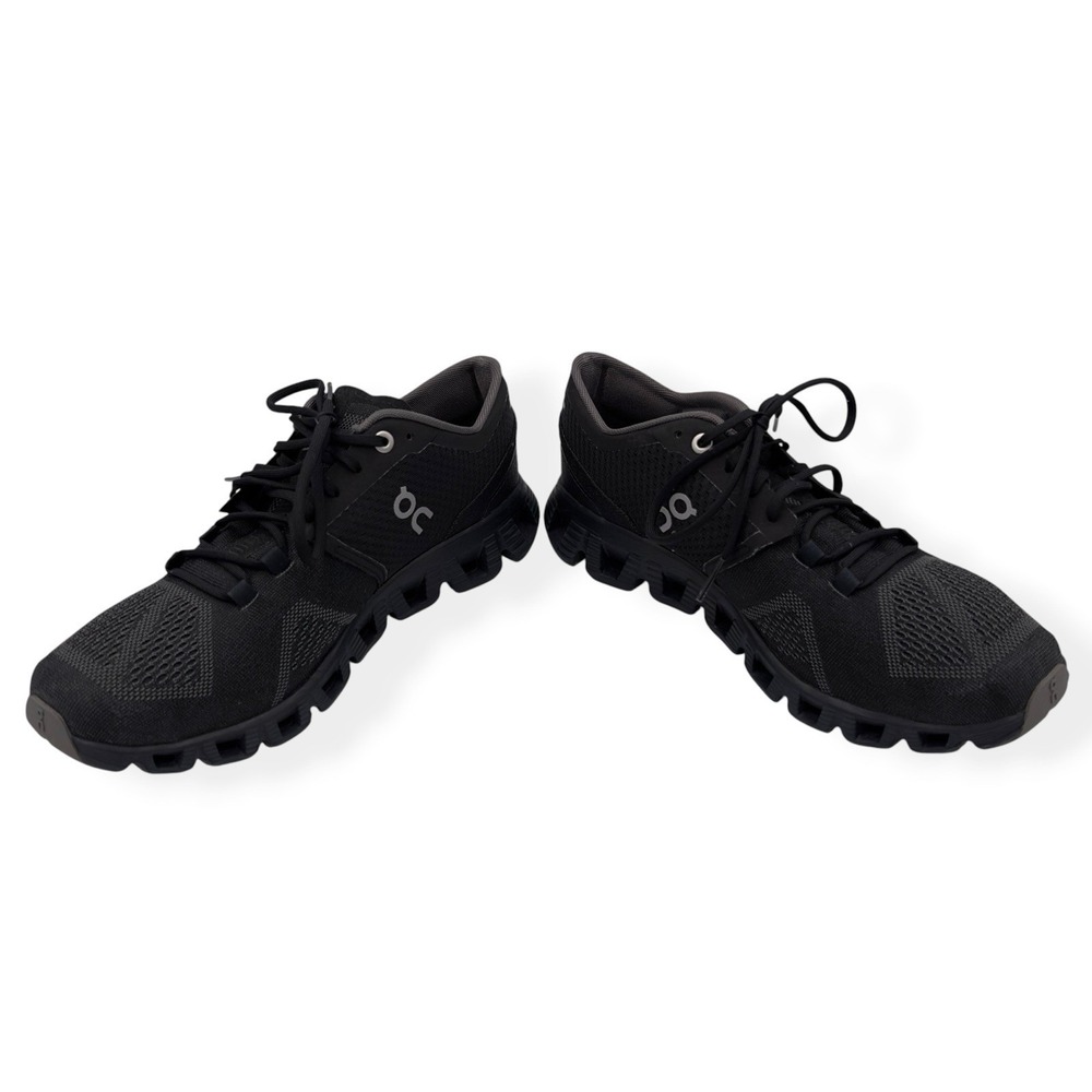 On Cloud X Shoes Women's 7.5 All Black Running Lightweight Sneakers Athletic Gym - Picture 9 of 14